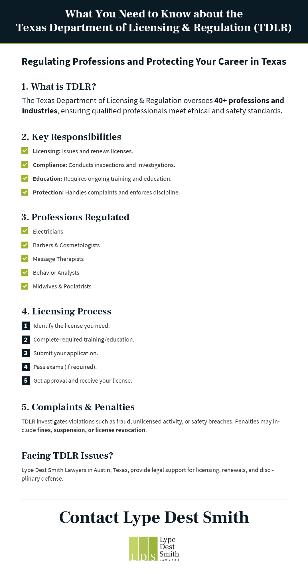 What You Need to Know about the Texas Department of Licensing & Regulation
