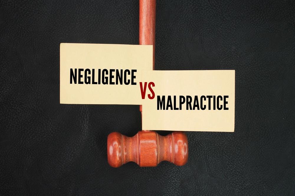 negligence vs malpractice